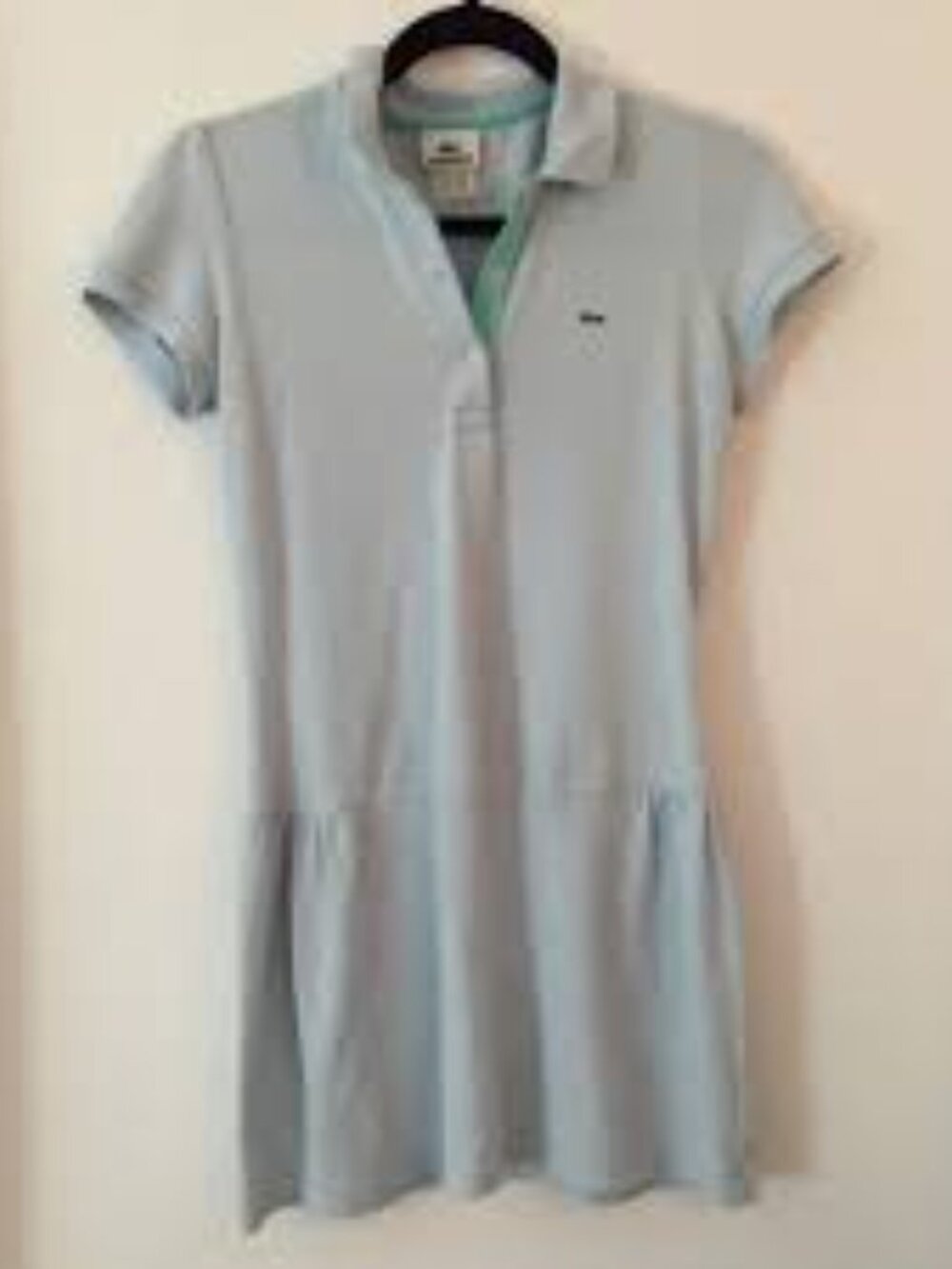Lacoste Light Blue Polo Dress‎ Size 36
